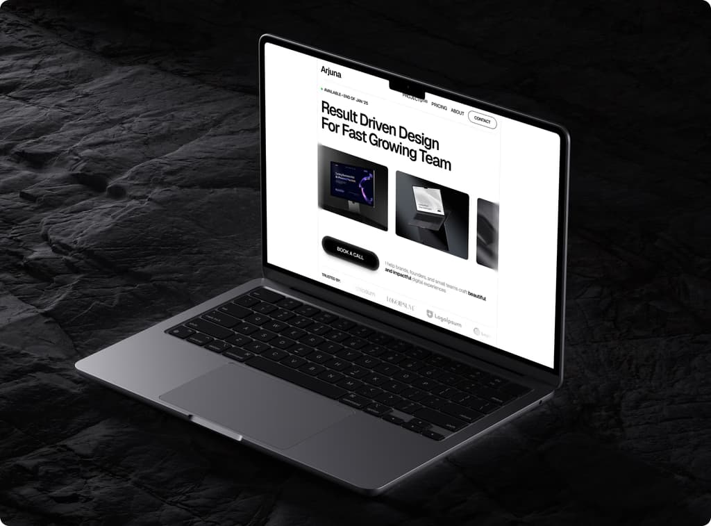 AI Agent Portfolio Website for a SaaS Startup